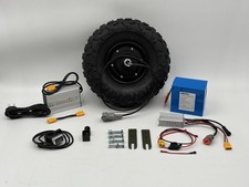 UKBC Budget Electric Power Barrow Wheel Full Conversion Kit 350W 24 Volt