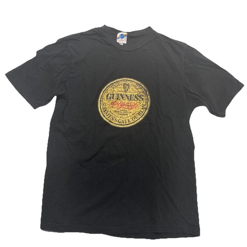Vintage O’neills XL Guinness St James Gate Dublin Black Cotton Shirt