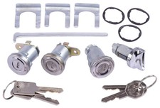 Jegs Ignition Door Trunk Lock Set For 1956-1957 Chevrolet Bel Air Original