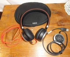 Jabra ENC010 Professional Wired Headset w/ Controller & Case Skype Business