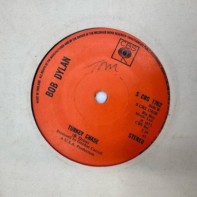 Bob Dylan Knockin' On Heaven's Door CBS Records S CBS 1762 UK Vinyl 7'' 1978.