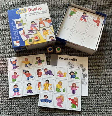 Picco Duetto, neu, Selecta, Farbensuchspiel, Alter ab 3 J., 2 und mehr Spieler