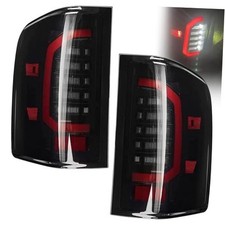 LED Tail Lights Compatible with 2007-2013 Chevy Silverado 1500 2007 Smoked