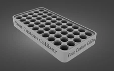 Custom Reloading Tray/Block - Personalized To Your Desired Caliber!