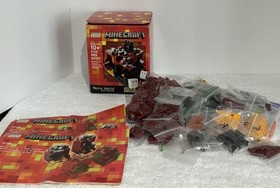LEGO Minecraft Micro Worlds 3 Set Forest Nether Village 21102 21106 21105 100%
