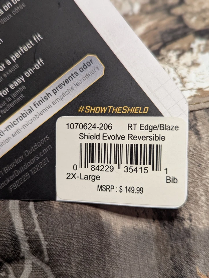 Edge/BlazeShield Evolve Reversible Bib 2XL 1070624-206RT - Image 3 of 3