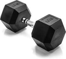 CAP Barbell Coated Hex Dumbbell Weight - Single  10-120 Lbs  Multiple Options