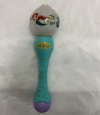 Disney Parks THE LITTLE MERMAID Musical Light-Up Bubble Blower Wand 13" Untested