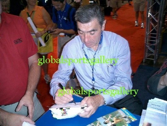 Футболка чемпиона мира по велоспорту 1971 года с автографом Эдди Меркса Molteni *ДОКАЗАТЕЛЬСТВО* - Изображение 3 из 3