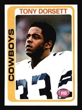 1978 Topps #315 Tony Dorsett - Rookie Card- 7. rookie card picture