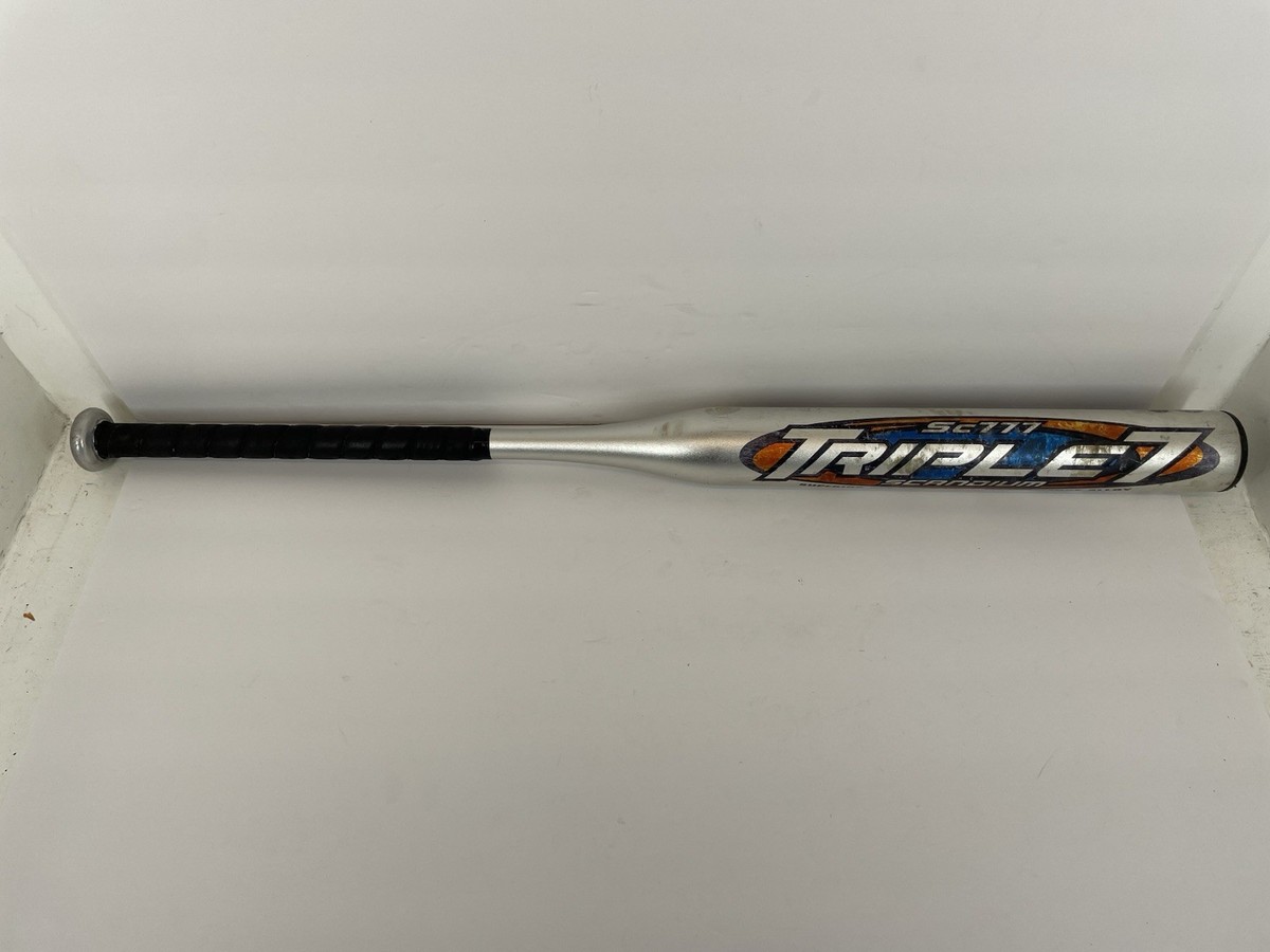 Batte Softball Easton Triple 7 Scandium SC777 – 33", 21.5 Oz, équilibrée (occasion)