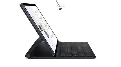 Offizielle Samsung Tab S7/S8 Slim Book Cover Tastatur UK QWERTY   leicht UK