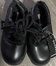 George Kids Dress Size 2 Black Shoe. Peowned.