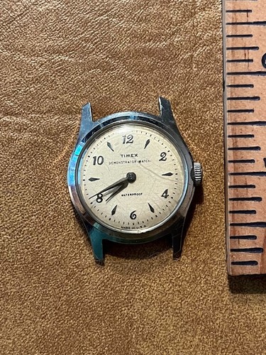 Timex Marlin Herren Armbanduhr 33mm Verkäufer Vorführmodell von 1959 *FUNKTIONIERT*