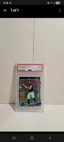 2023 Donruss Optic C.J. Stroud #244 Rated Rookie PSA 9 Texans Football Card