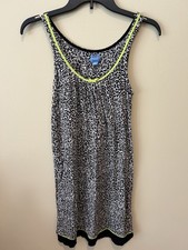 Simply Vera Wang Leopard Print Nightgown In Women’s Size XS. Rayon.