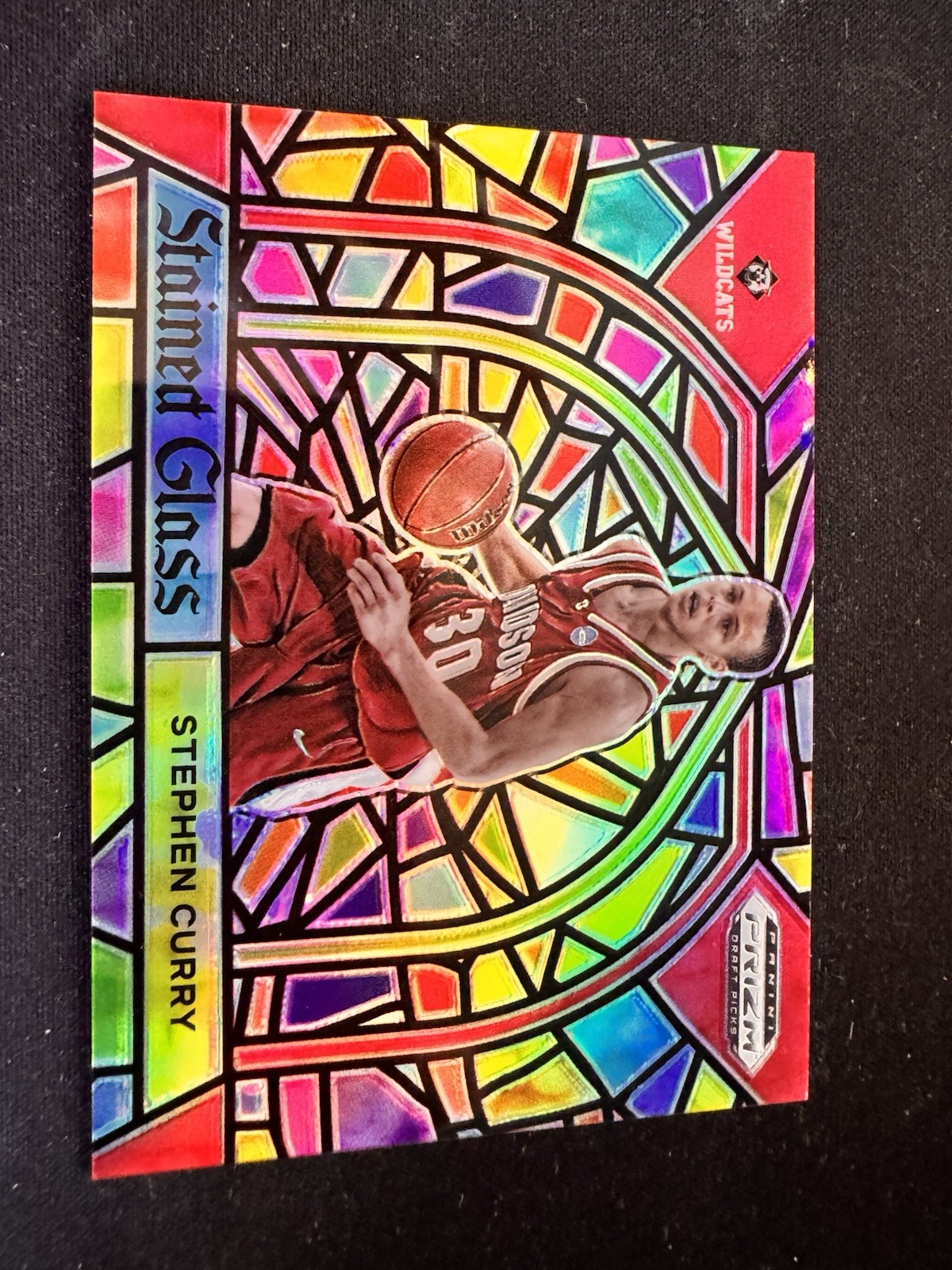 2021 Panini Prizm Draft Picks Stained Glass # 14 Stephen Curry