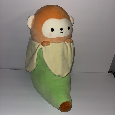 Takashoji Orange Monkey in Green Banana 20'' Round 1 NWT