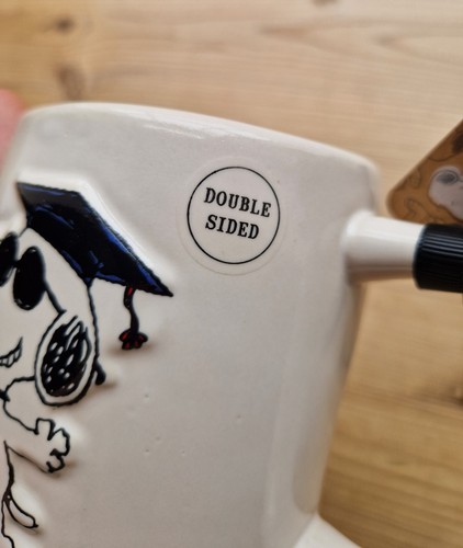 ✅️ NEW - Rae Dunn Peanuts Edition Snoopy "You did it!" Mug - USA IMPORT - RARE🔥 - Picture 3 of 24
