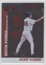 2008 Topps Co-Signers Silver Red /400 Jacoby Ellsbury #001