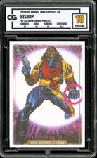 2024 Marvel Masterpieces Platinum 1992 CANVAS PARALLEL #6 Bishop CG 10 PRISTINE