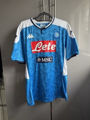 Brandneu ohne Etikett Original SSC Napoli 2019/20 Heim Fußball Trikot Kappa Kombat Gara XXL