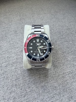 Rare SEIKO 5 Sports Automatic 7S36-03C0 SNZF15 Pepsi AT Men's Japan