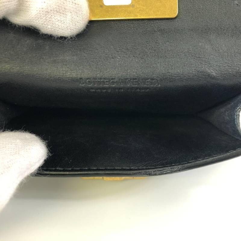 Bottega Veneta Sanji Herman Leather Card Case Black thumbnail 4