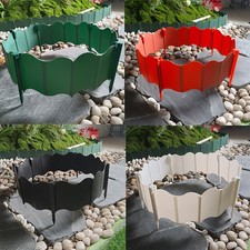 20 Piece Plastic Fencing Set for Organizing and Beautifying Your Garden