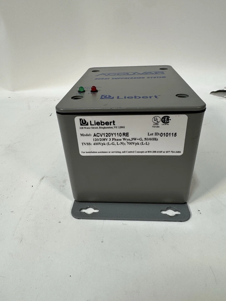 LIEBERT Accuvar ACV120Y110RE Surge Suppression System 120/208 volt - Image 3 of 4