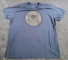 NSA Shirt Blue Size XXL 2XL Authentic USA MADE Graphic T- Shirt