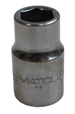 Matco Tools C166 1/2" SAE Shallow Socket 1/2" Drive 6 Point Chrome