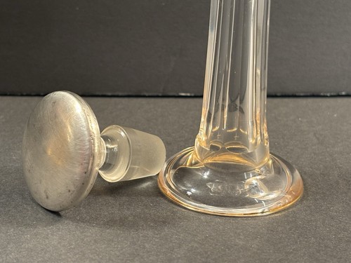 Antique Moser Glass Decanter/Signed/Gold/Engraved Crystal/Art Nouveau/Czech 1910 - Picture 22 of 24