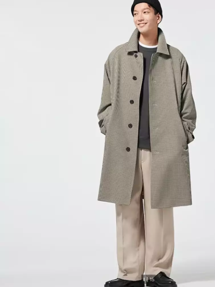 NEW UNIQLO U 2023 Oversize Balmacaan Coat Men 3XL Check avail. only in Japan