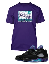 All My Friends Graphic Sneaker Tee Shirt To Match J5 Golf Grape Mens Presidents