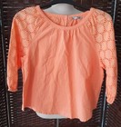 REGATTA PETITES tangerine linen/organic cotton tunic - 10 BNWOT