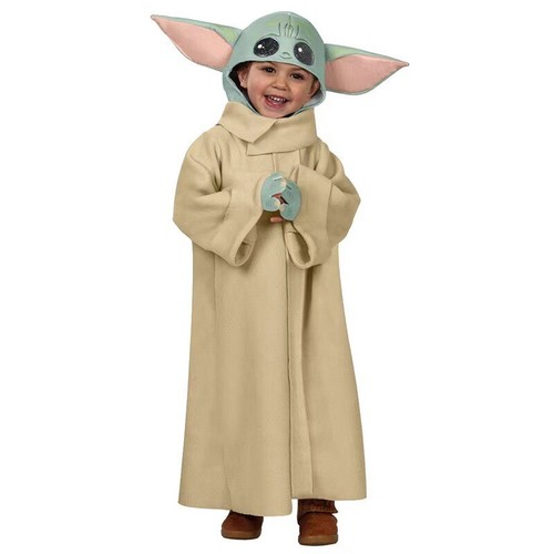 Kids Star Wars The Mandalorian Baby Yoda Cosplay Costume Boys Christmas Outfit - Picture 2 of 7