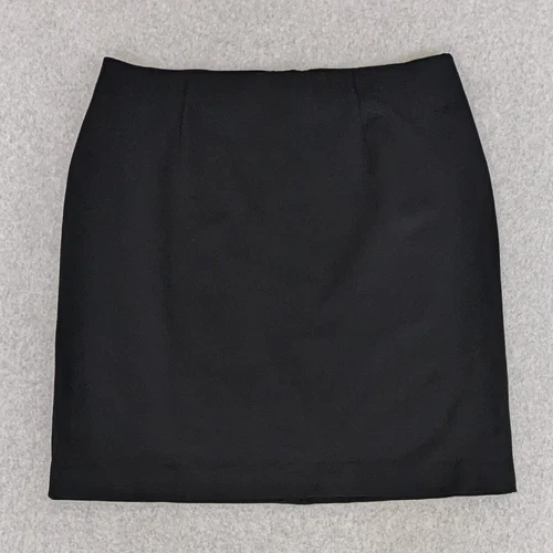 J. Jill Ponte Pencil Skirt Women’s Large Black Capsule Wardrobe Office Chic