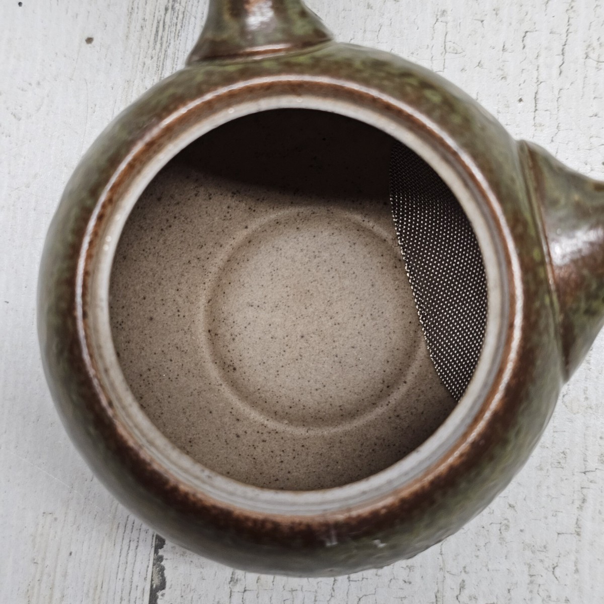 Tokoname Kyusu Teapot set - ISSIN - IRABO glaze - 330cc/ml - 1pot