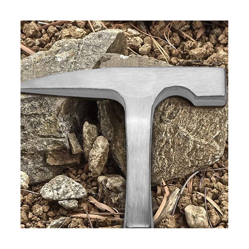 HOT! Exploration Hammer Is Used In Geological Research, Rock Climbing Exploration Fossil Excavation And Masonry - View #3