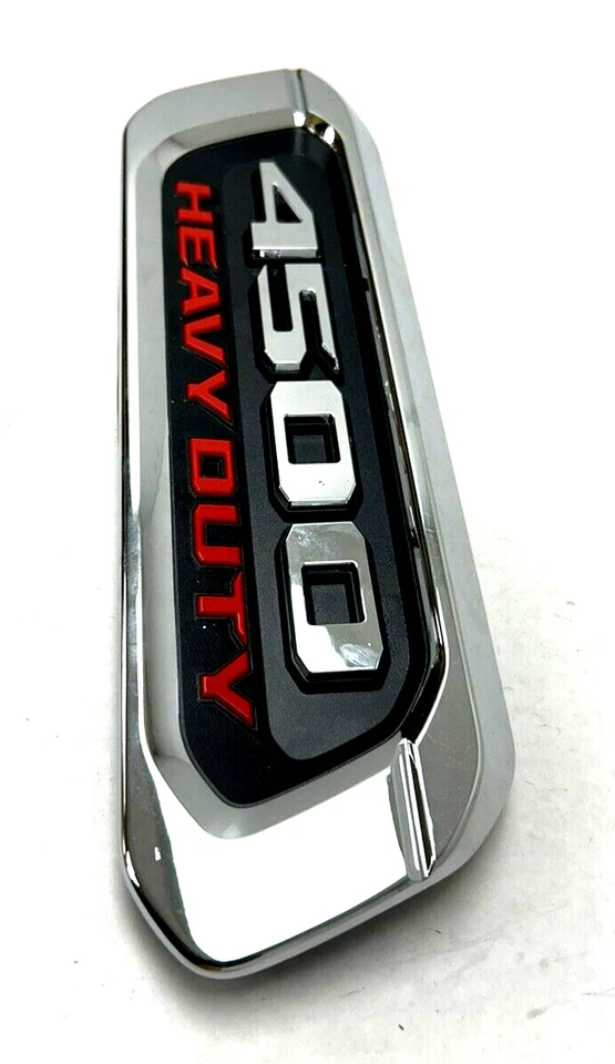 68362222AC OEM Mopar capó lateral izquierdo emblema cromado 2019-2022 Ram 4500 resistente Foto 4 de 4