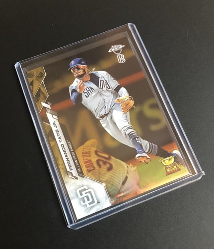 Topps 2020 Chrome MLB Ben Baller Baseball #84 Fernando Tatis Jr. Gold Card 04/50 - Picture 4 of 4