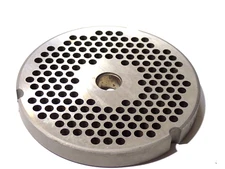 BIRO SIZE 32 GRINDER PLATE 3/16" HOLES 4" DIAMETER 7/16" THICK NEW