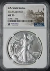 2022 American Silver Eagle - NGC MS70 - 7K Virginia - ✪COINGIANTS✪