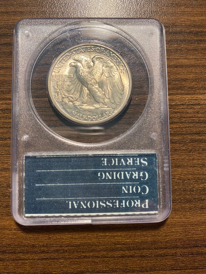 1946D Walking Liberty Silver Half 50C PCGS MS 65 Walker RATTLER OLD