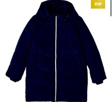 name it  Daunen Stepp-Mantel Mädchen Gr. 158, schwarz