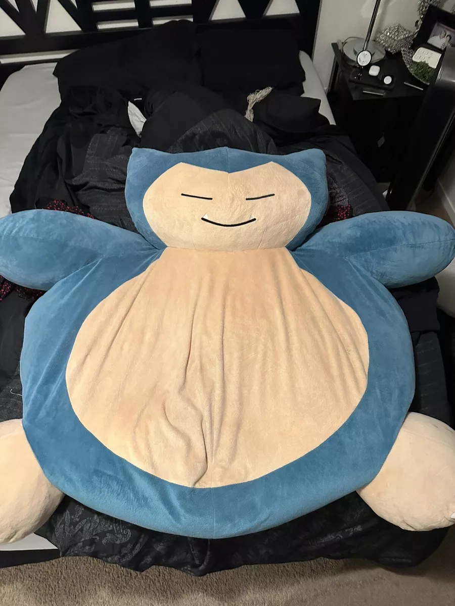 Pokemon Snorlax Bean Bag GIANT XL Plush Chair Gamestop officially