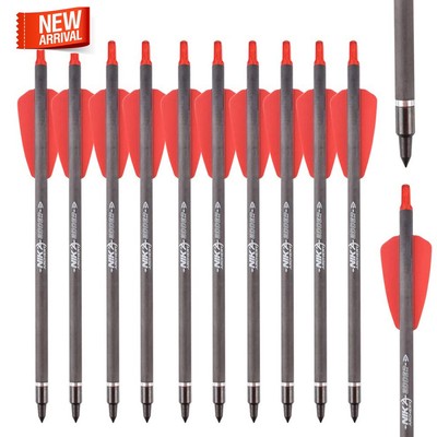 50x 7.5" Archery Carbon Crossbow Bolts Arrows 2 Vane Field Point Hunting Target 50x 7.5" Archery Carbon Crossbow Bolts Arrows 2 Vane Field Point Hunting Target