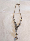 Silpada Sterling Silver Smoky Topaz Quartz Citrine Y Necklace 17" in Box N1454 — photo 2