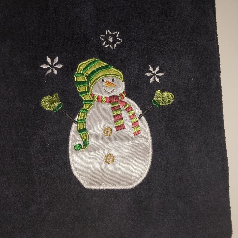 Juego de toallas muñeco de nieve de Navidad Essential Home de 3 piezas (nuevo con etiquetas) 1 baño + 2 dedos Foto 2 de 4